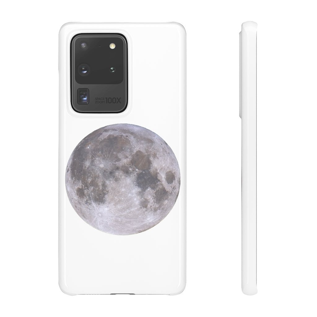 Full Moon Snap Cases - White