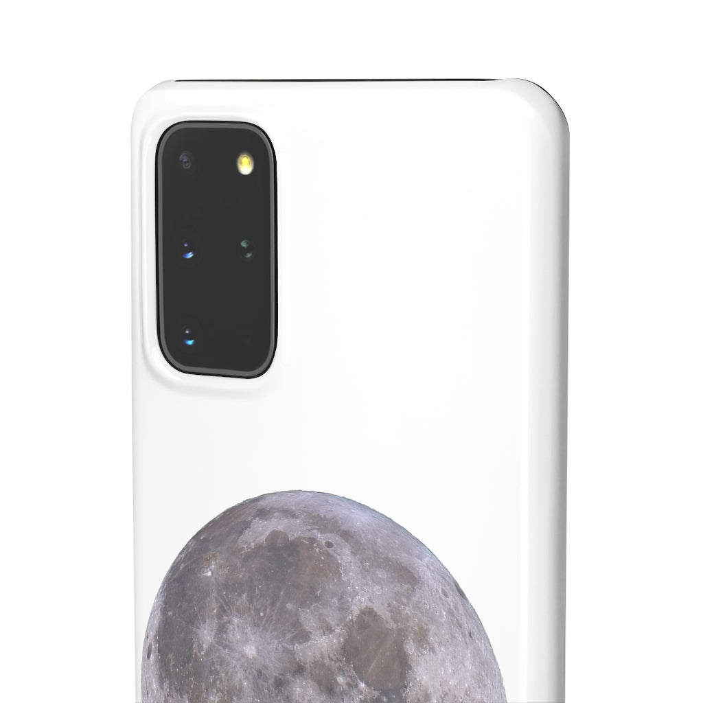 Full Moon Snap Cases - White