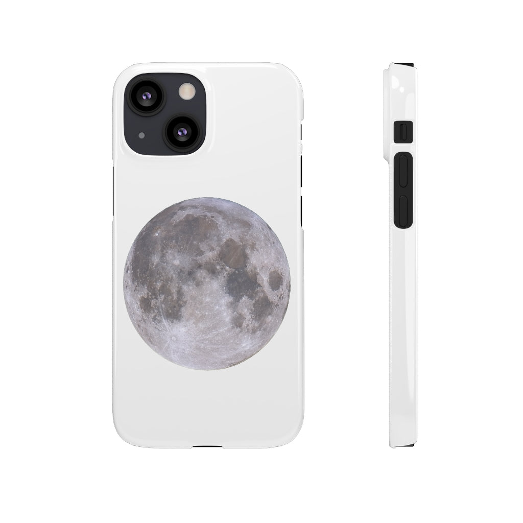 Full Moon Snap Cases - White