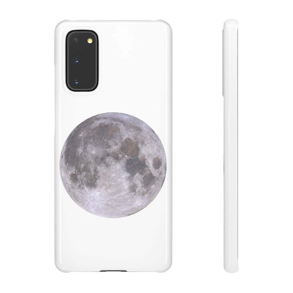 Full Moon Snap Cases - White