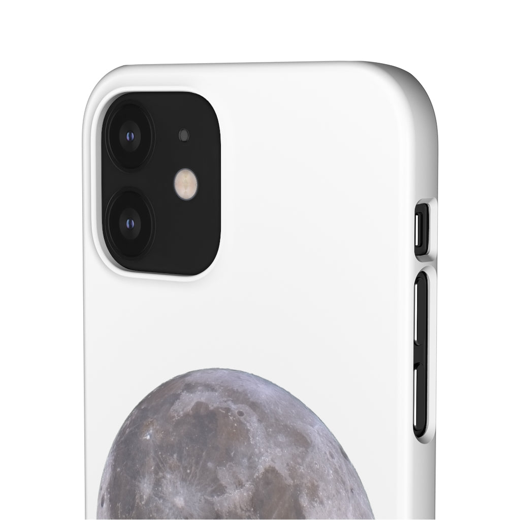Full Moon Snap Cases - White
