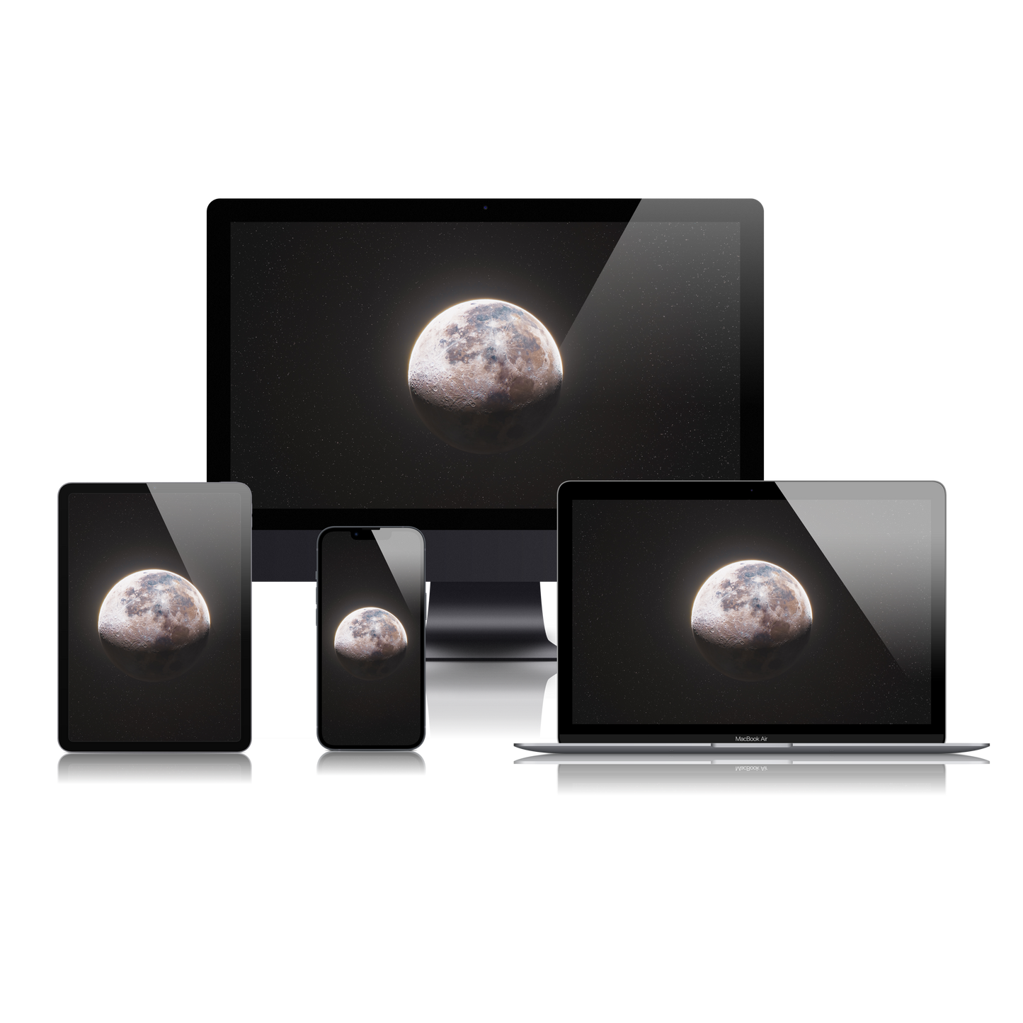 Rusty Waning Gibbous Moon Bundle