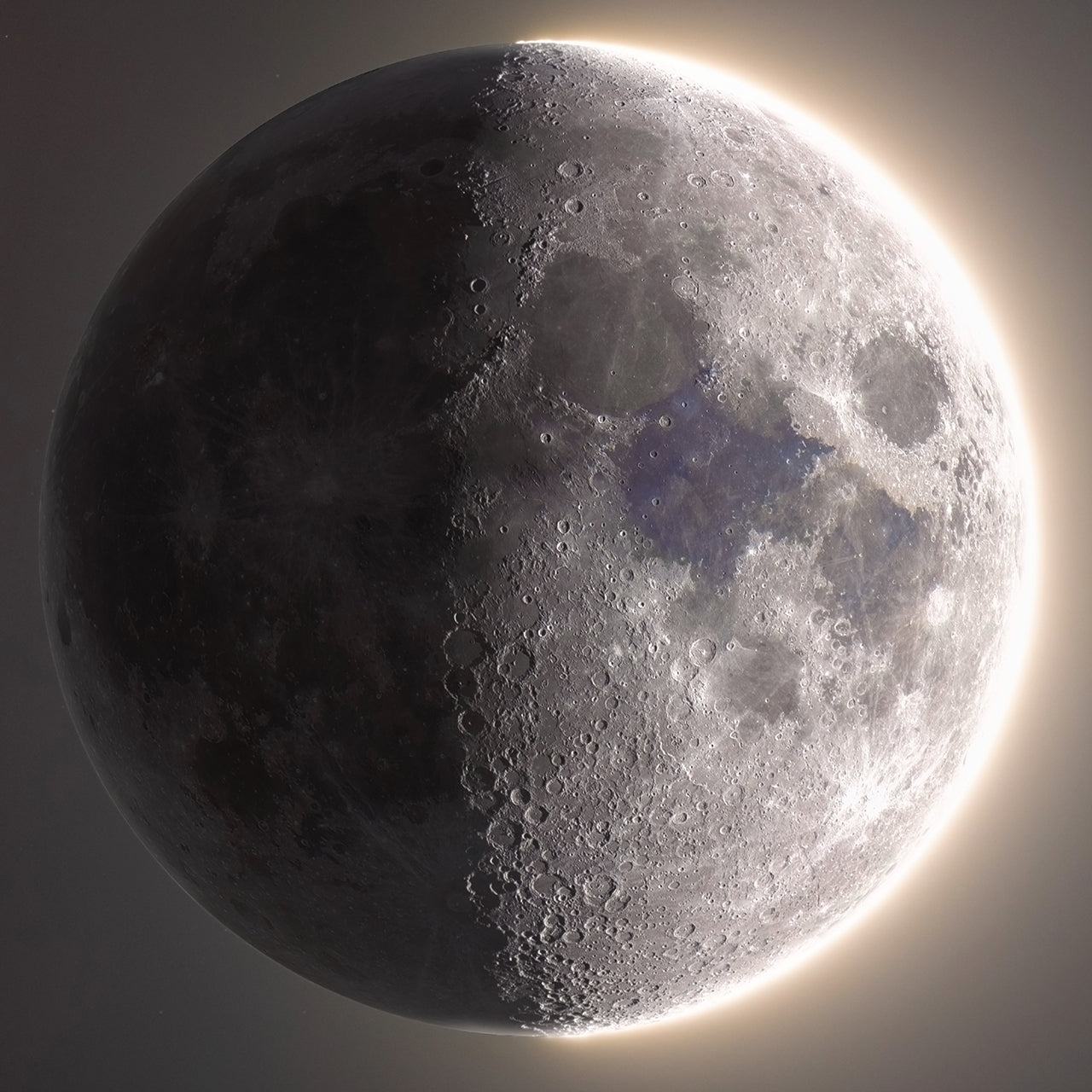 The First Quarter Moon of December 30th 2022 Mobile Wallpaper