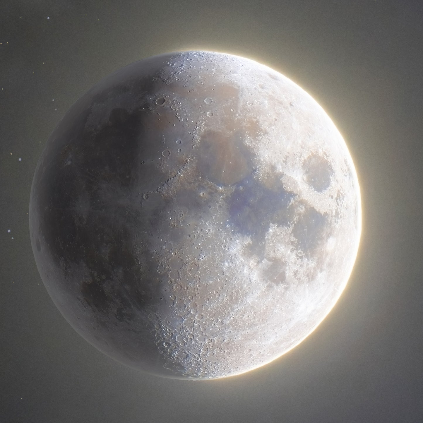 Waxing Gibbous Moon of August 7th Wallpaper Bundle