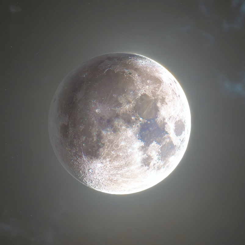 Waxing Gibbous Moon of September 6th 2022 Wallpaper Bundle