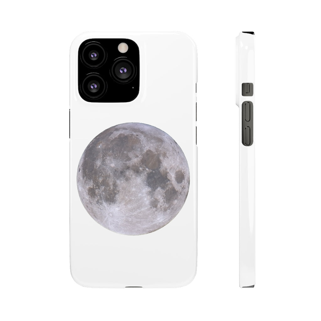 Full Moon Snap Cases - White