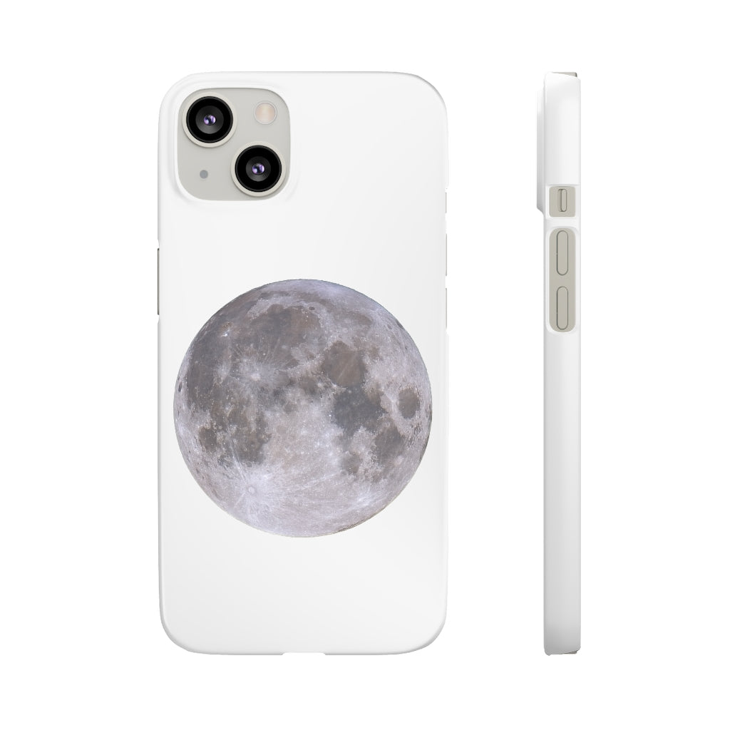 Full Moon Snap Cases - White