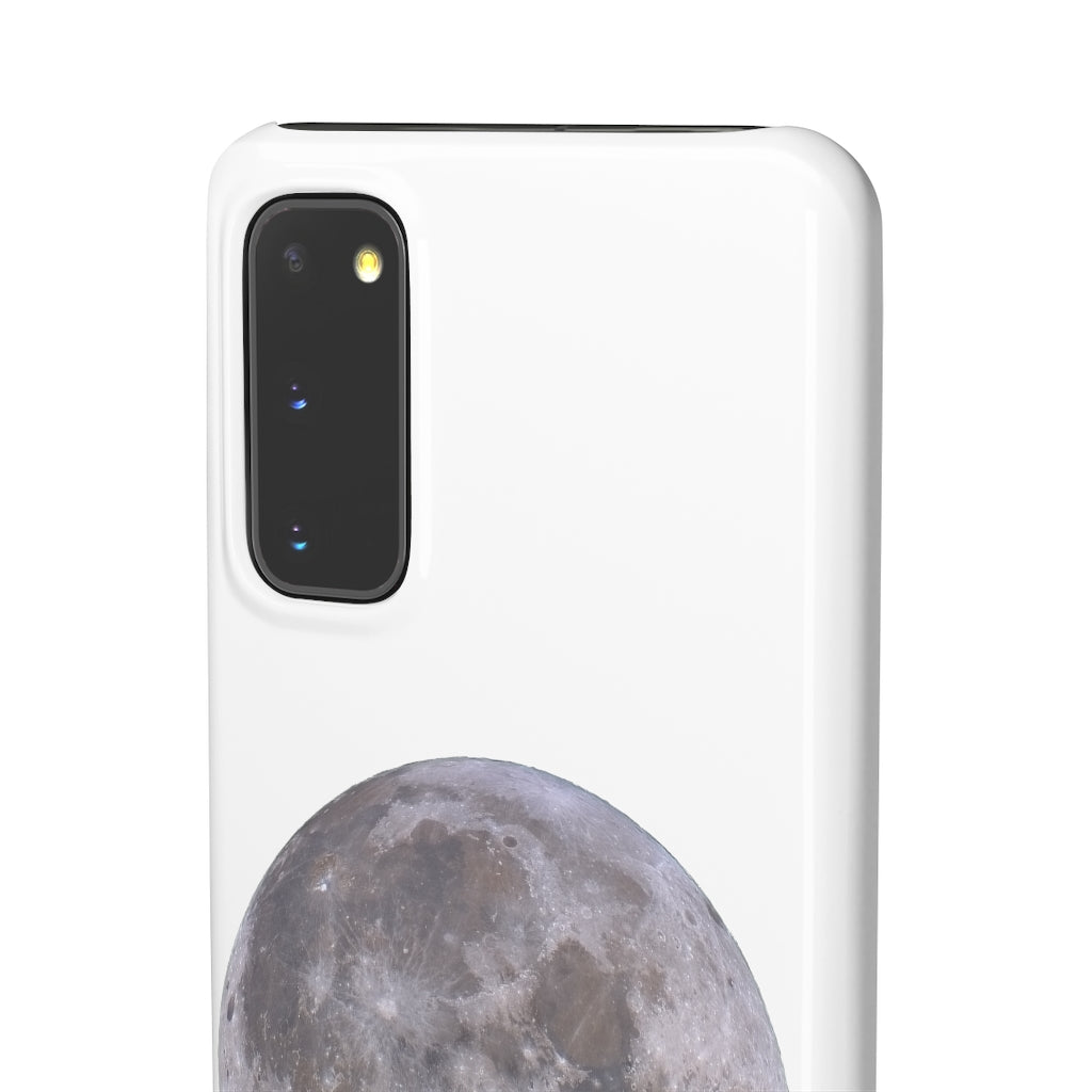 Full Moon Snap Cases - White