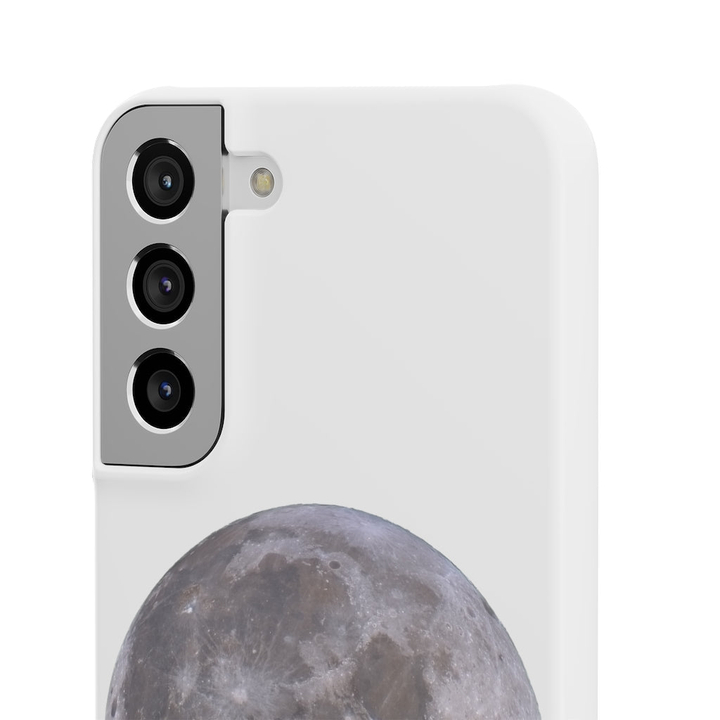 Full Moon Snap Cases - White