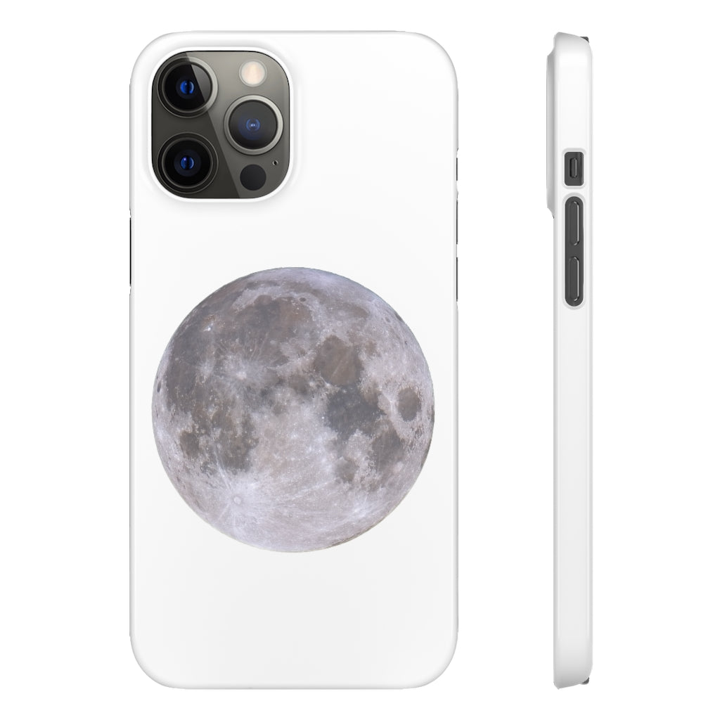 Full Moon Snap Cases - White