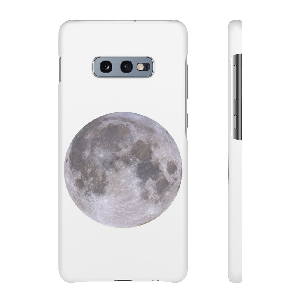 Full Moon Snap Cases - White
