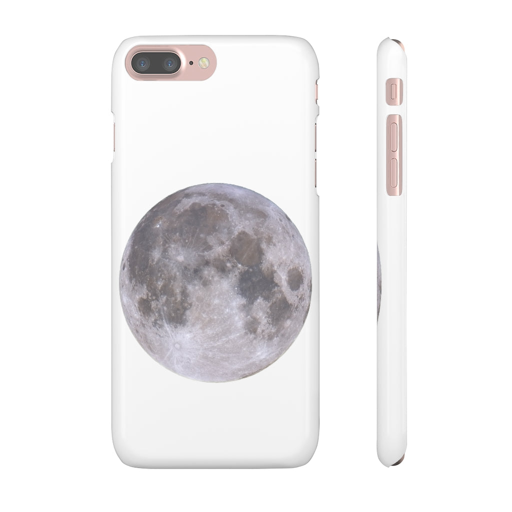 Full Moon Snap Cases - White