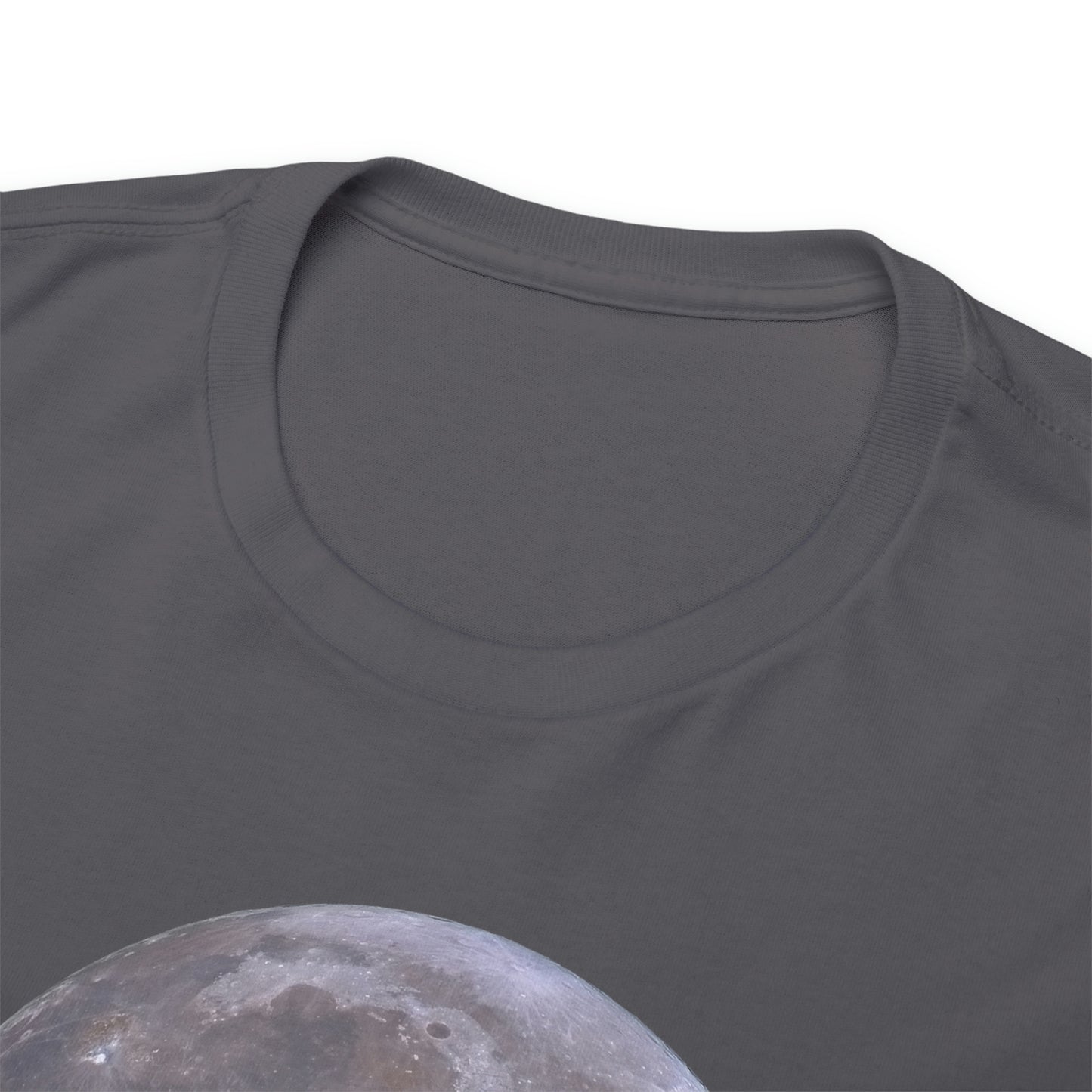 Full Moon Astronomy Tshirt - Telescope Back Design