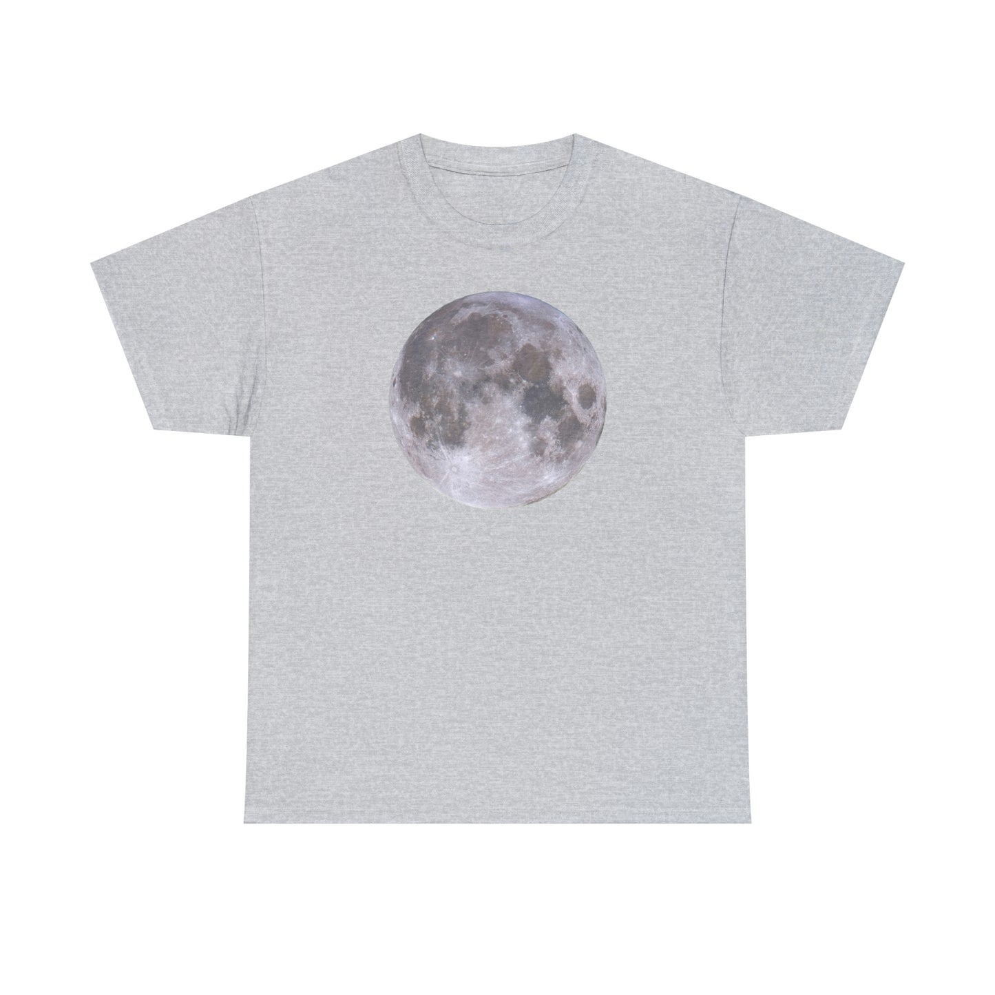 Full Moon Astronomy Tshirt - Telescope Back Design