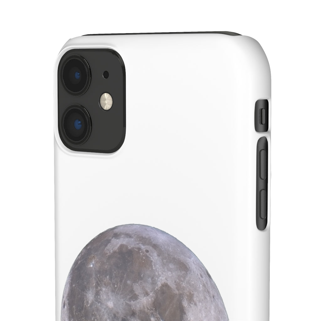 Full Moon Snap Cases - White