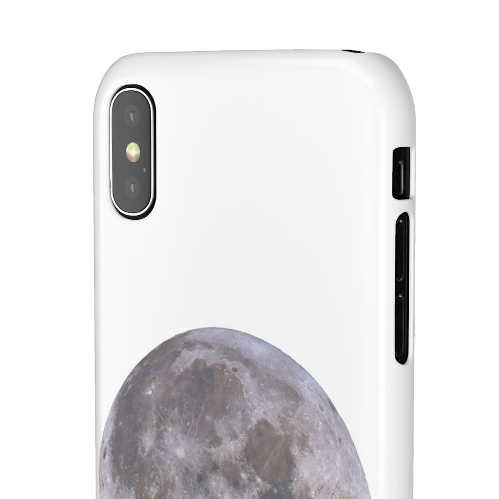Full Moon Snap Cases - White