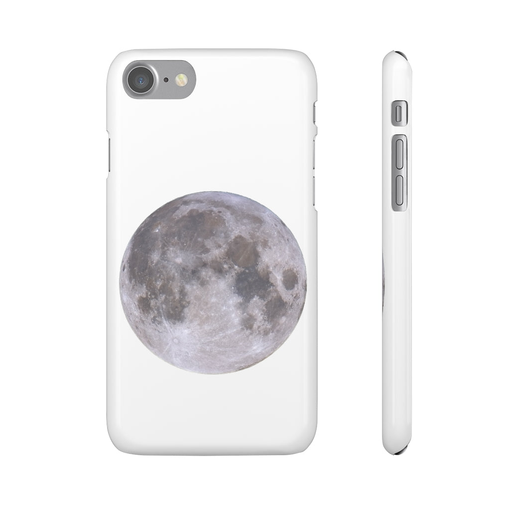 Full Moon Snap Cases - White