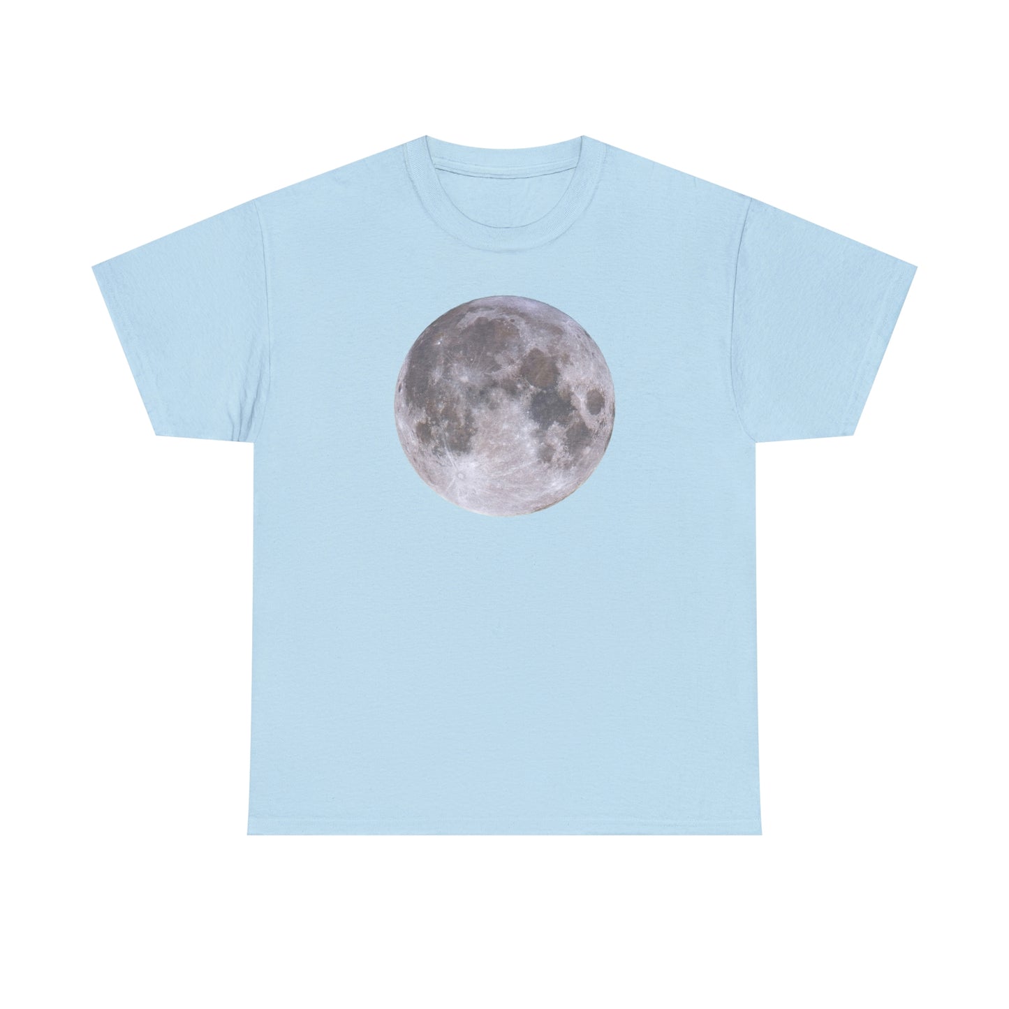 Full Moon Astronomy Tshirt - Telescope Back Design