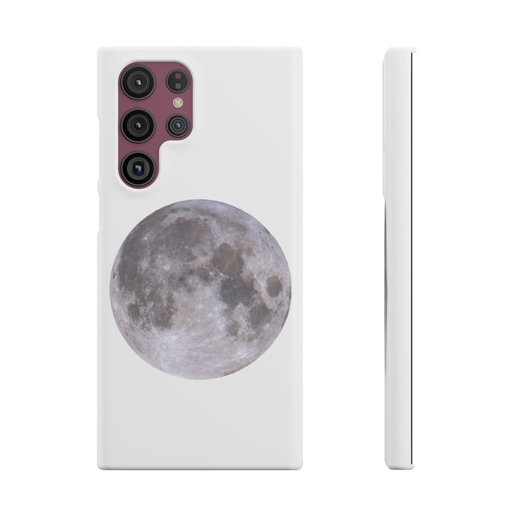 Full Moon Snap Cases - White