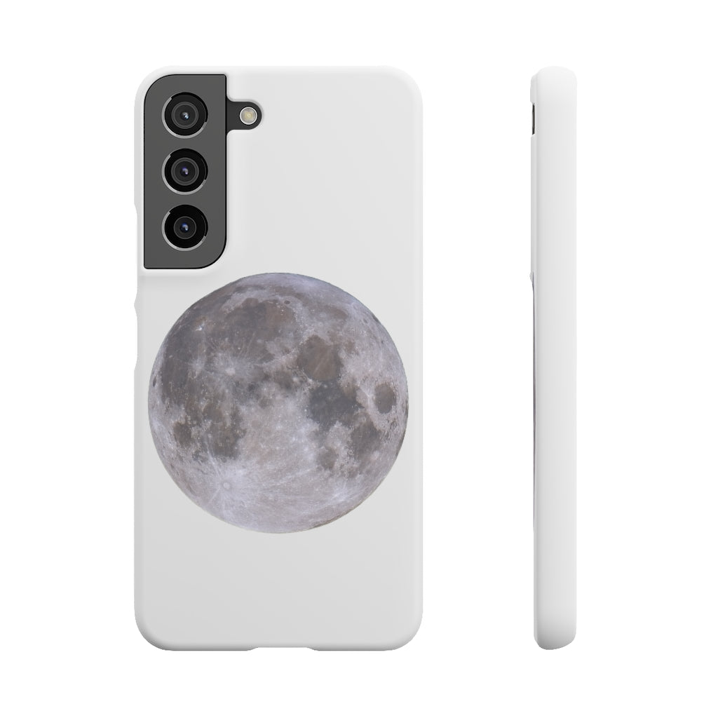 Full Moon Snap Cases - White