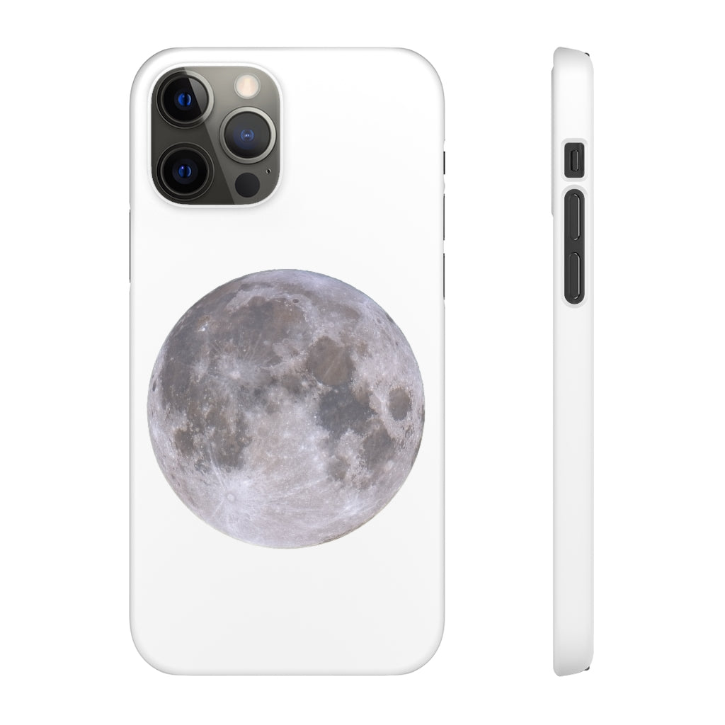 Full Moon Snap Cases - White