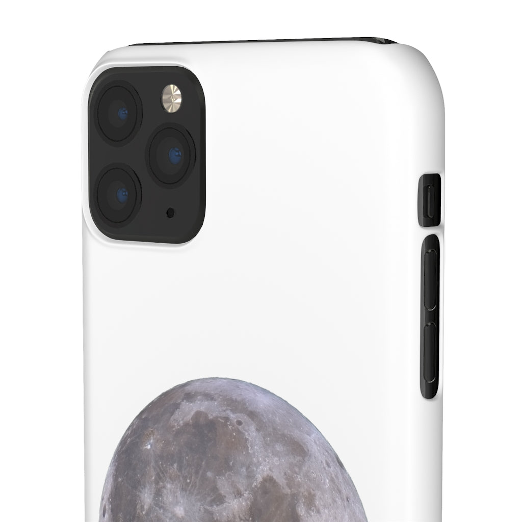 Full Moon Snap Cases - White