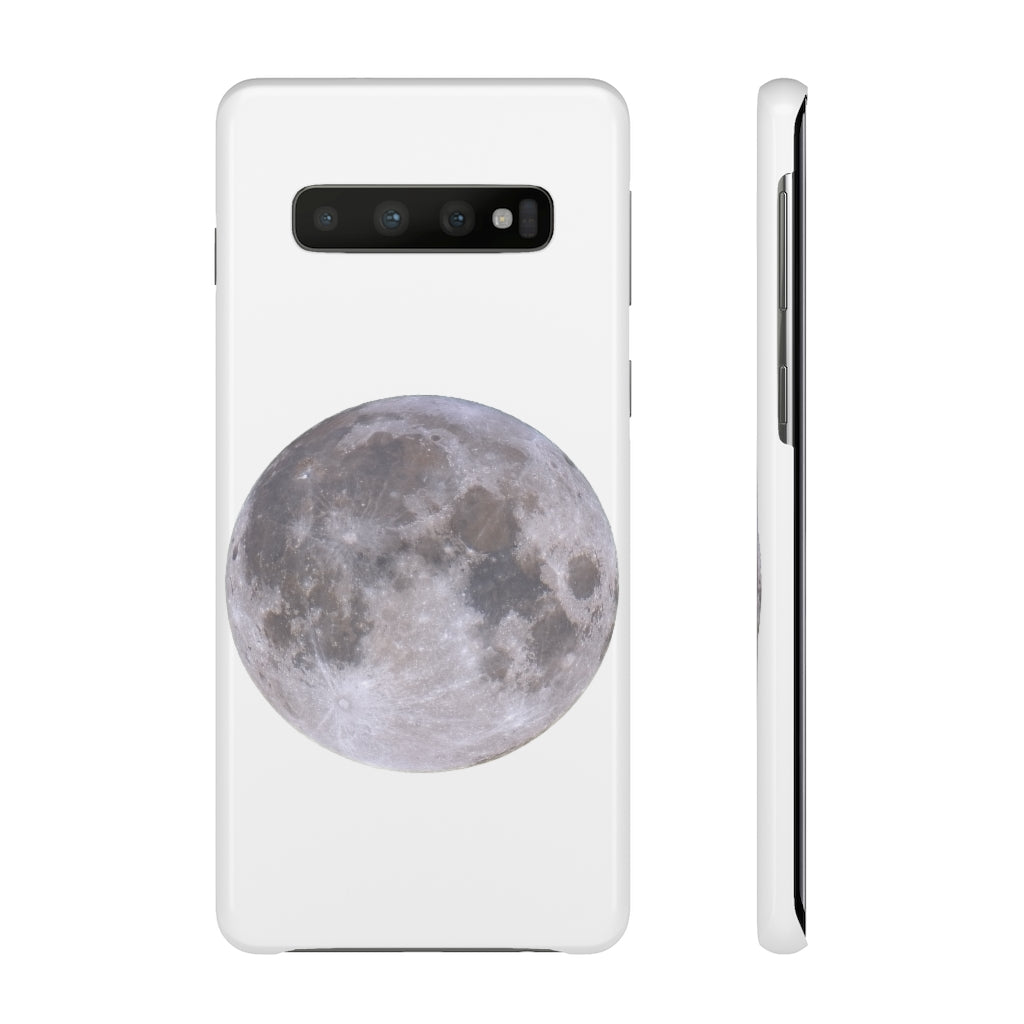 Full Moon Snap Cases - White