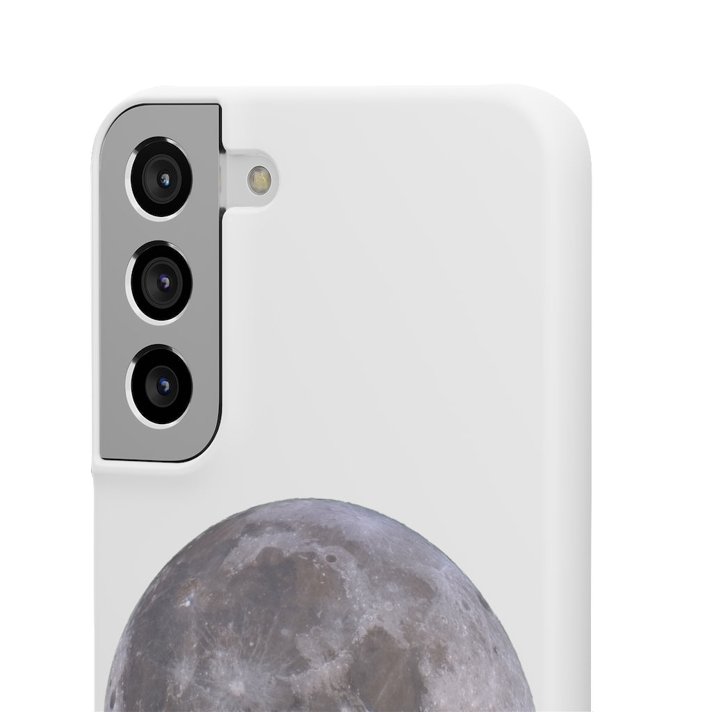 Full Moon Snap Cases - White