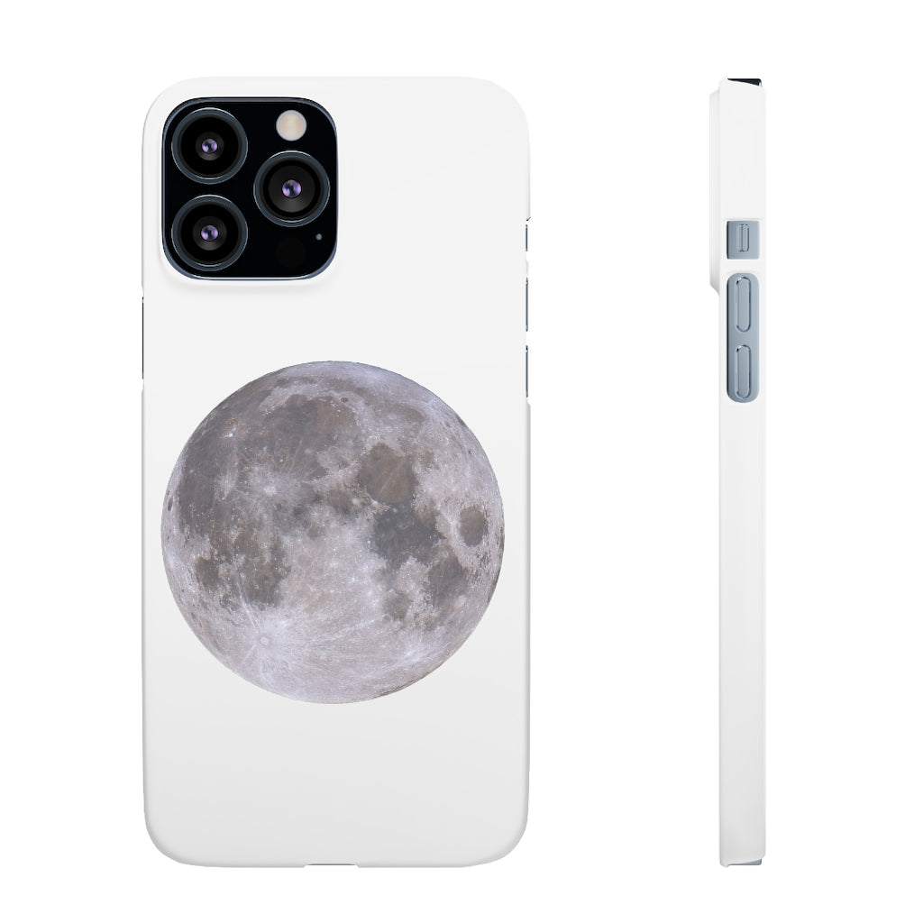 Full Moon Snap Cases - White