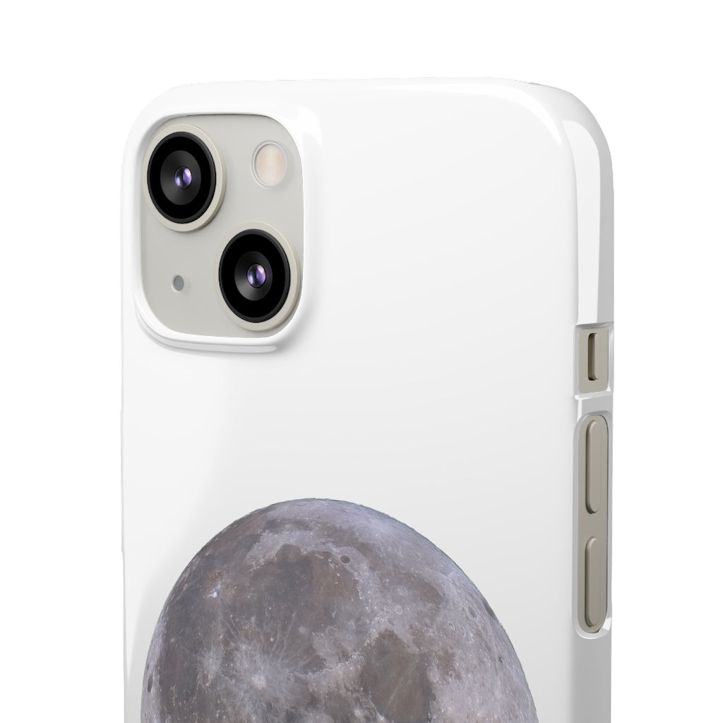 Full Moon Snap Cases - White
