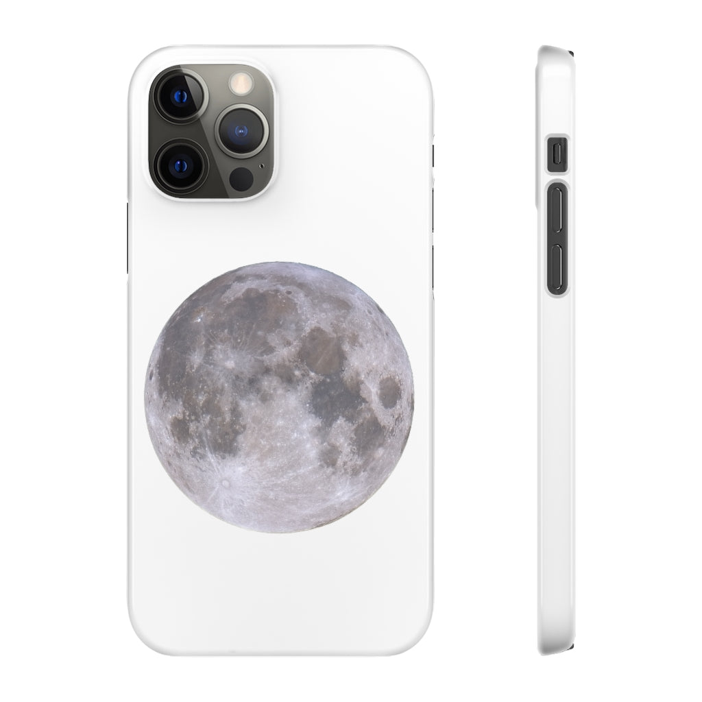 Full Moon Snap Cases - White
