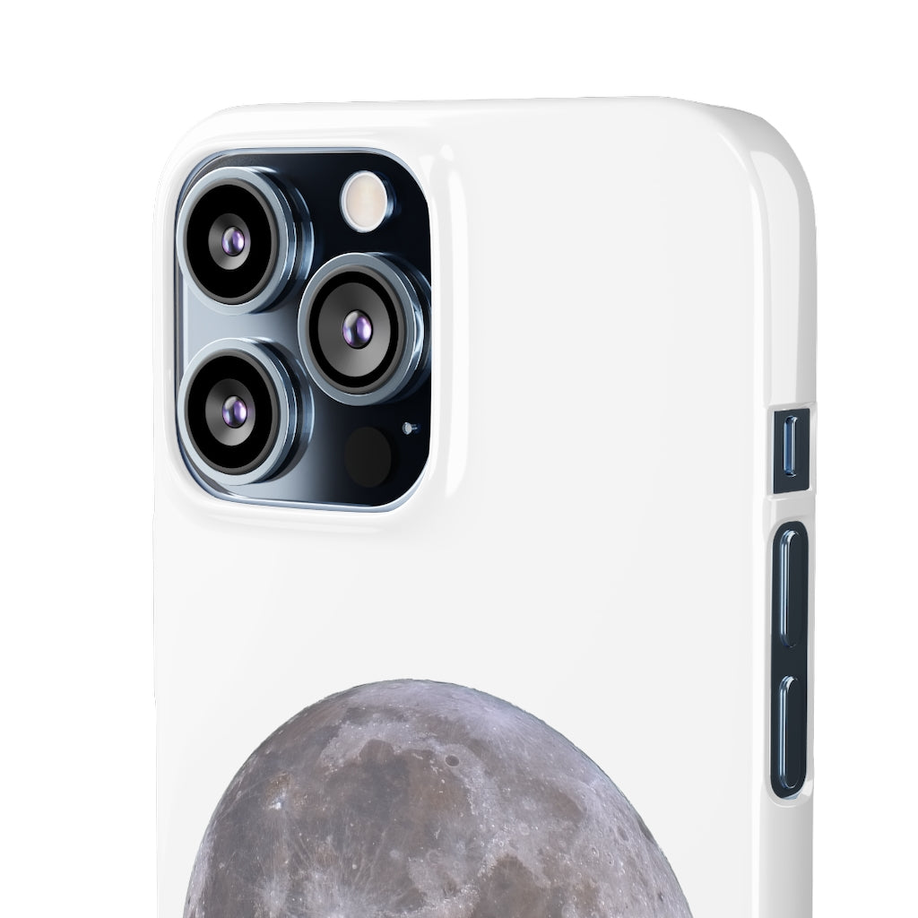 Full Moon Snap Cases - White