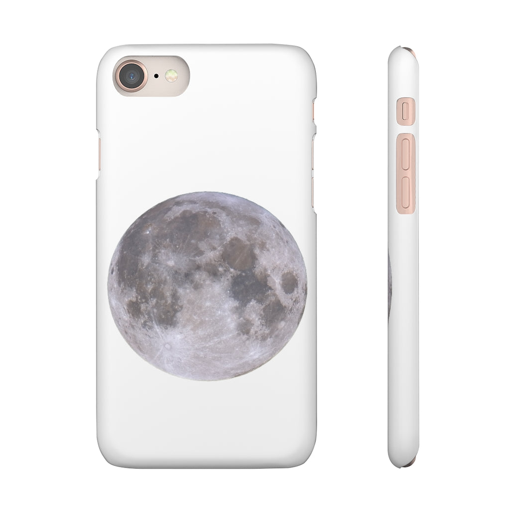 Full Moon Snap Cases - White