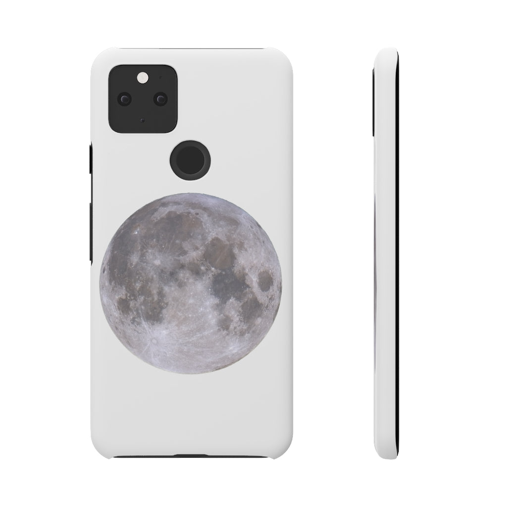 Full Moon Snap Cases - White