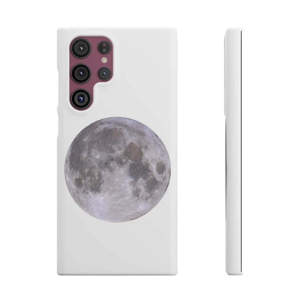 Full Moon Snap Cases - White
