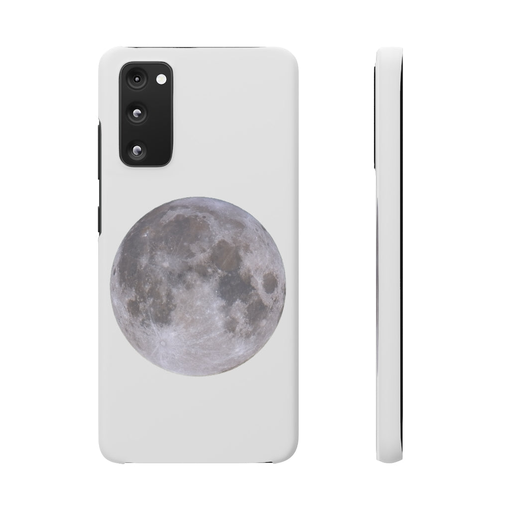 Full Moon Snap Cases - White
