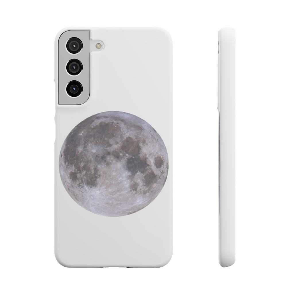 Full Moon Snap Cases - White