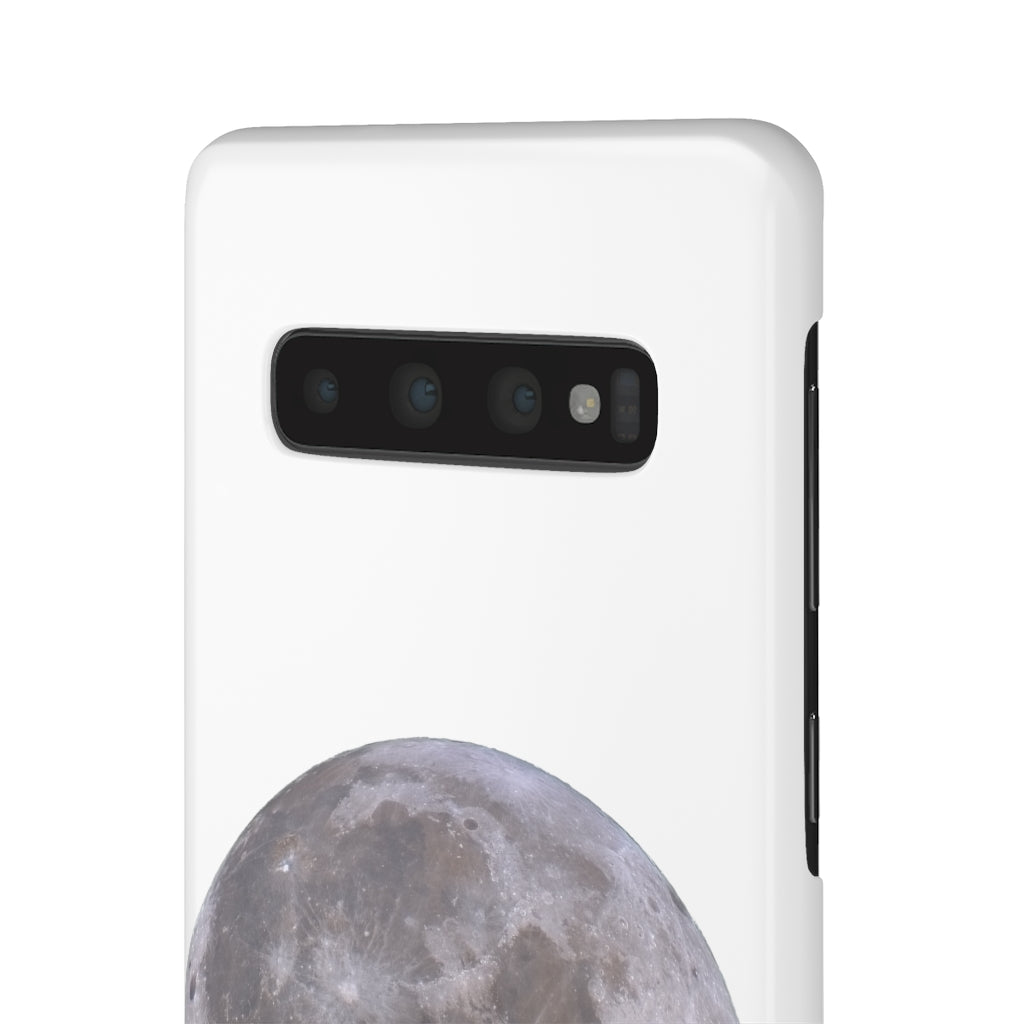 Full Moon Snap Cases - White
