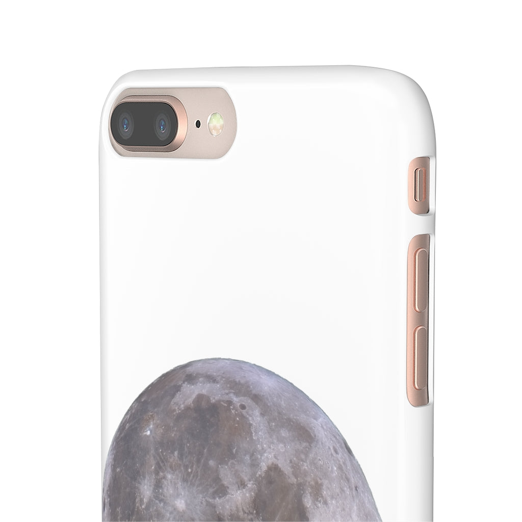 Full Moon Snap Cases - White
