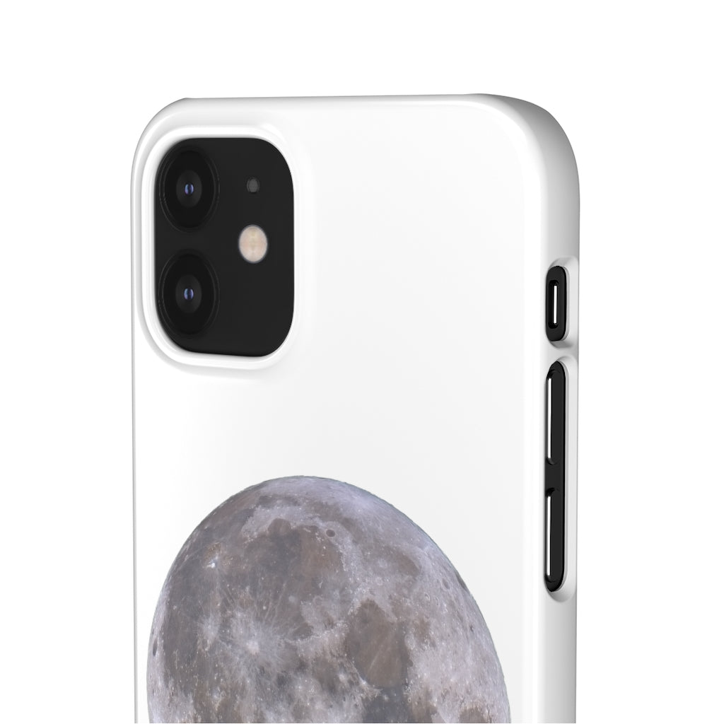 Full Moon Snap Cases - White
