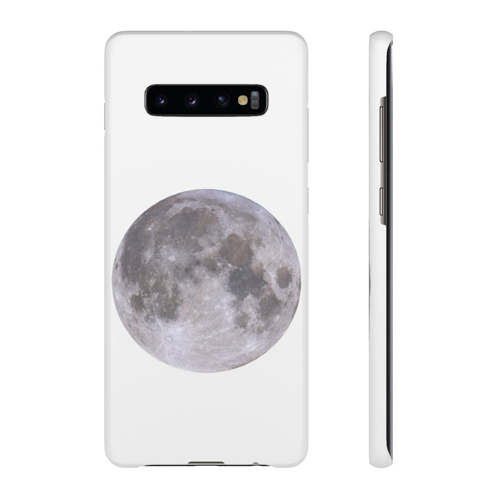 Full Moon Snap Cases - White