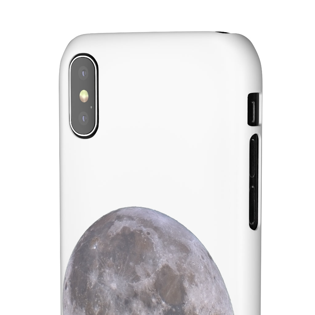 Full Moon Snap Cases - White