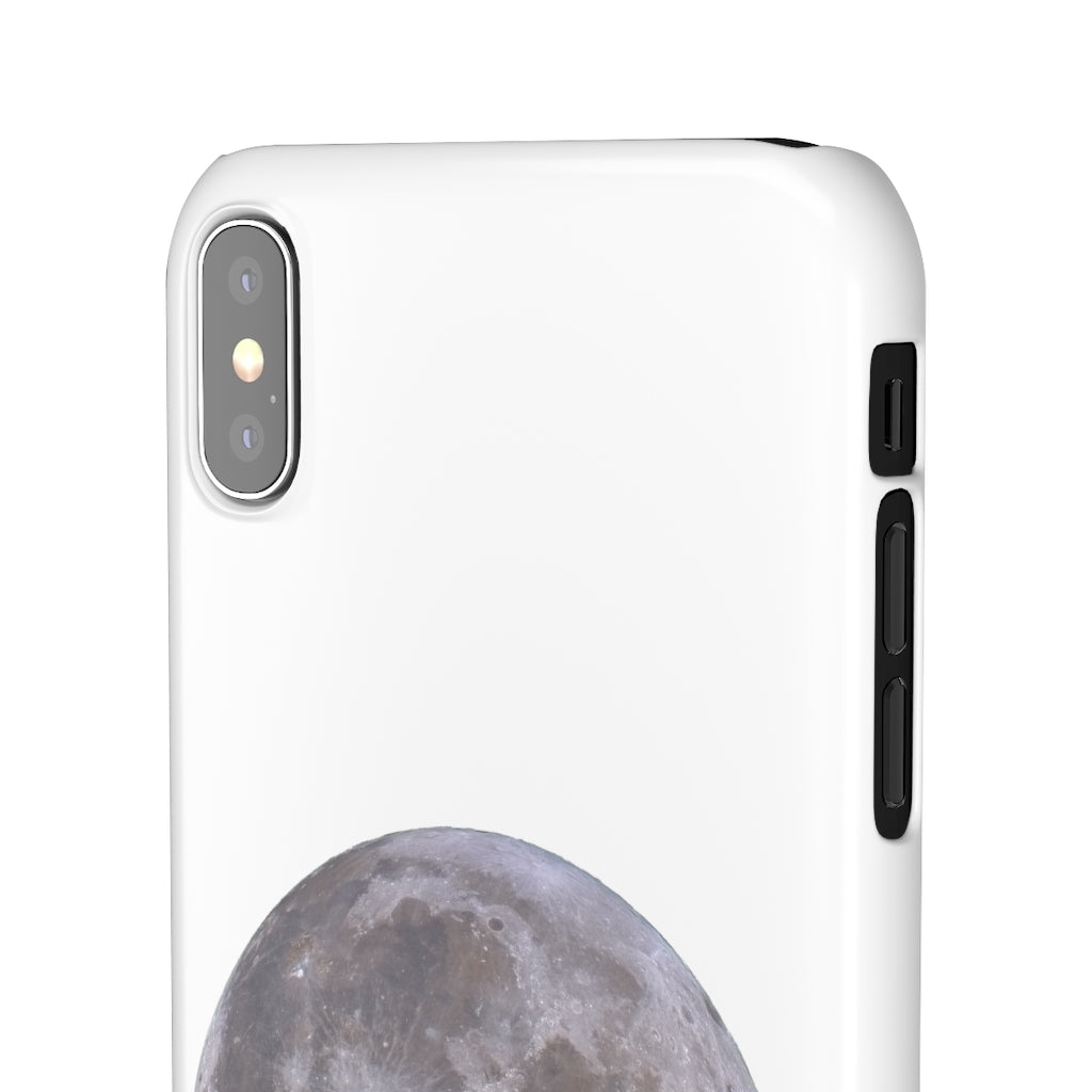 Full Moon Snap Cases - White