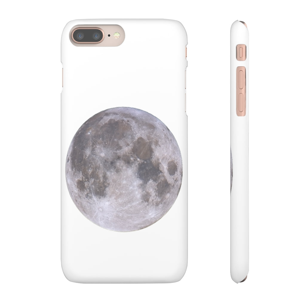 Full Moon Snap Cases - White