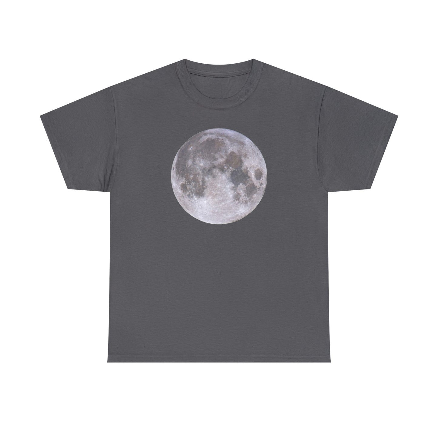 Full Moon Astronomy Tshirt - Telescope Back Design