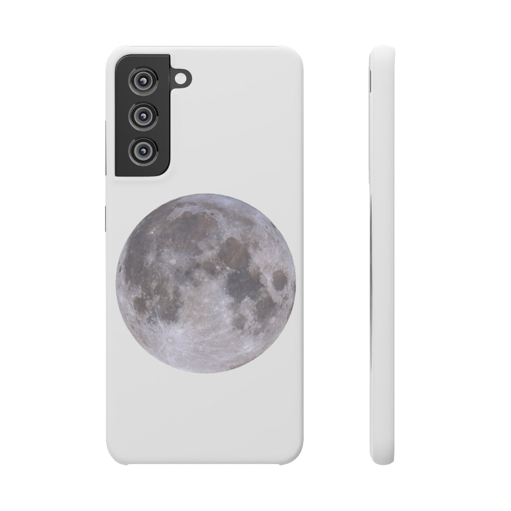 Full Moon Snap Cases - White