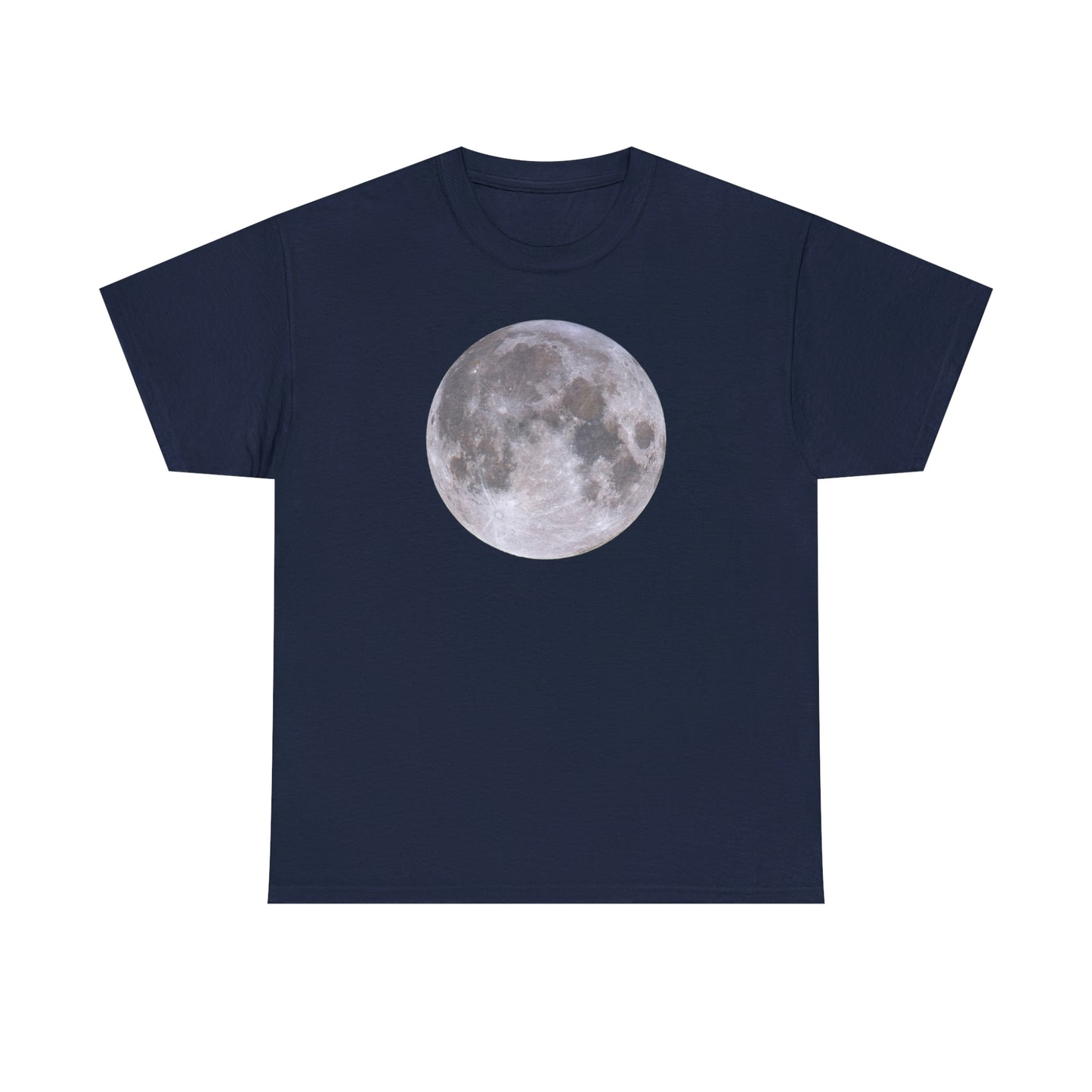Full Moon Astronomy Tshirt - Telescope Back Design