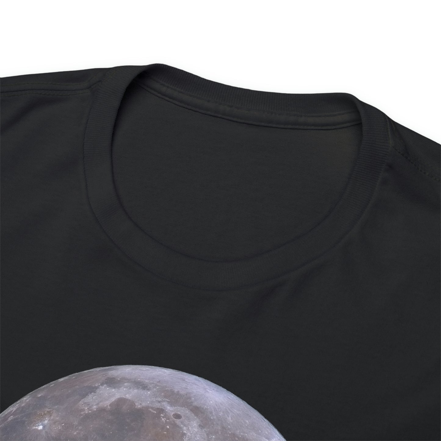 Full Moon Astronomy Tshirt - Telescope Back Design
