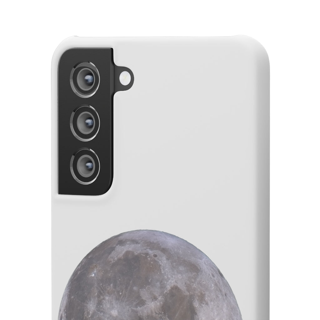 Full Moon Snap Cases - White