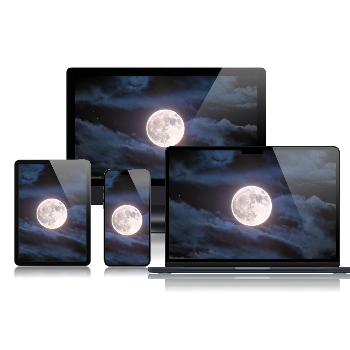 The Super Blue Moon of August 19th 2024 Wallpaper Bundle